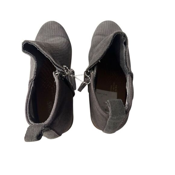 Tom’s perforated ankle bootie sz 7 grey women’s boots deia - Picture 9 of 10